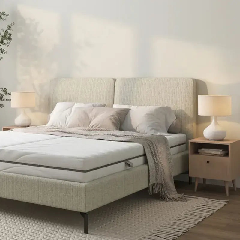 Elastica Sky Boxspringbett mit Matratze und Wendefunktion im Schlafzimmer