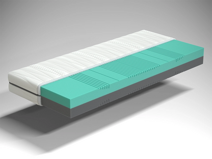 7-Zonen Kaltschaumkern der Elastica Basic Matratze mit ergonomischen Einschnitten