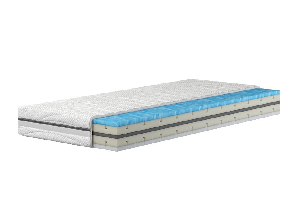 Kaltschaummatratze Würfelschnitt Technik für Körperanpassung