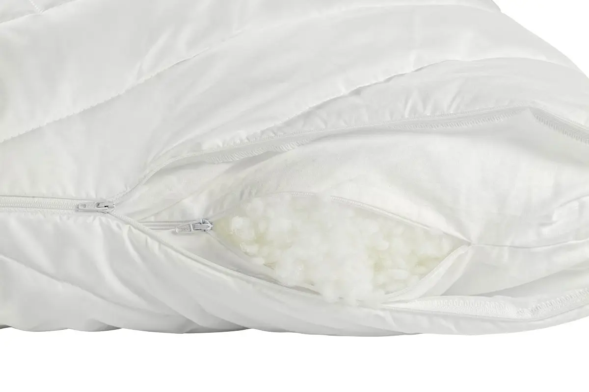 Fuellung von hygienischem Schlaf kissen