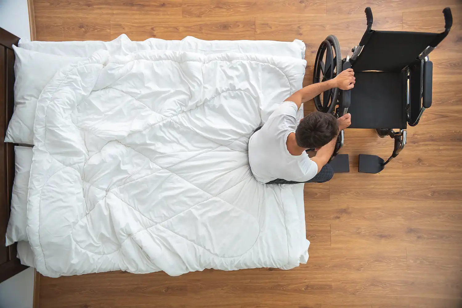 Barrierefreier Komfort auf elektrisch verstellbarem Lattenrost