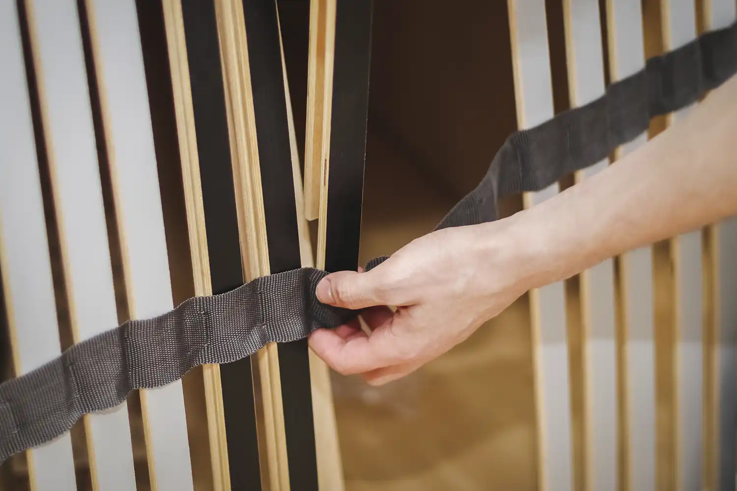 Einfacher Aufbau von verstellbarem Lattenrost